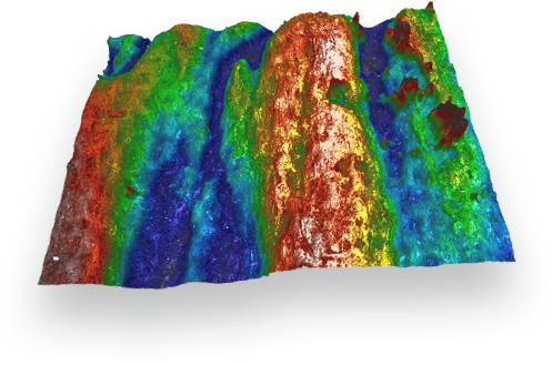 Surface example measured with S lynx Compact 3D surface profiler