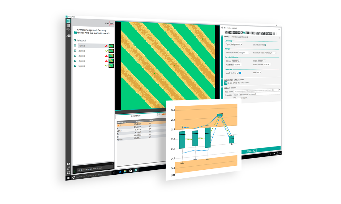 sensopro-screen SensoPRO software