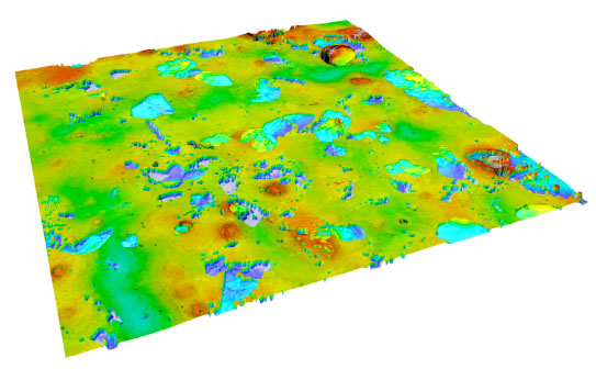 Interferometry Topography