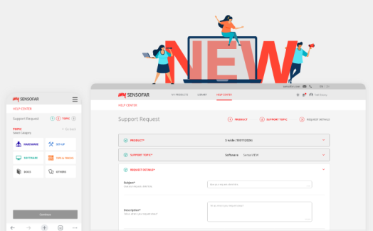 Now live: Discover the new Help Center in MySensofar