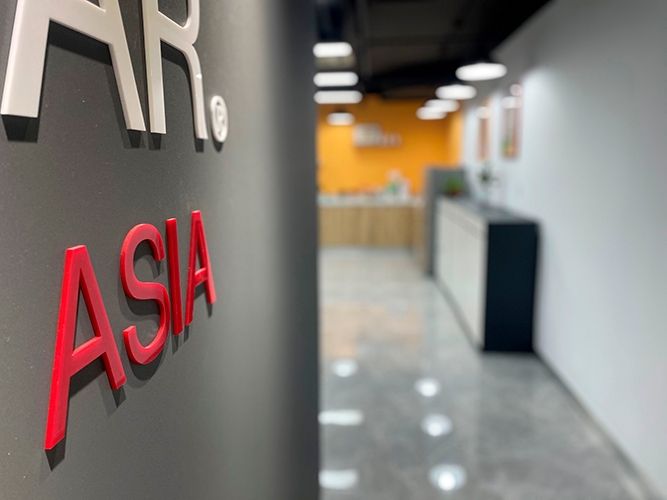 New facilities in our Asia sales office New facilities in our Asia sales office