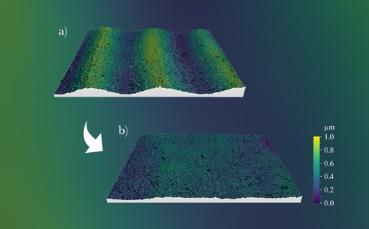 Computational self-corrected quantitative 3D topographic imaging