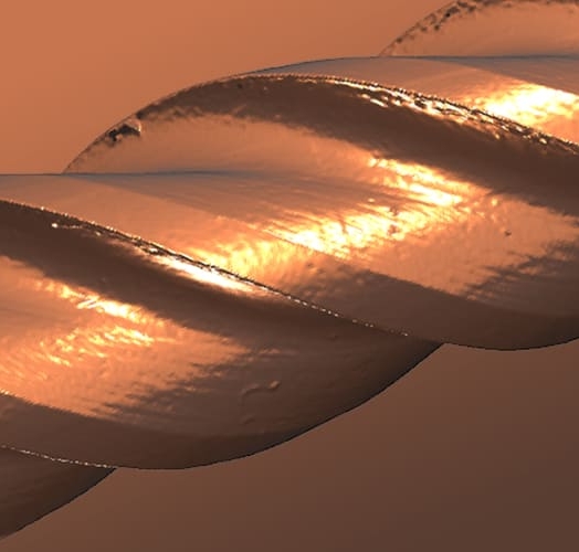 Multi-perspective characterization of an end mill