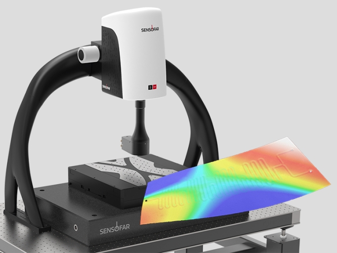 为测量平面度，Sensofar开发了一款新型干涉镜头