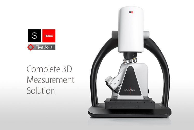 Complete and fast 3D measurement solution, new S neox Five Axis