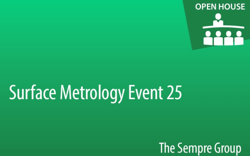 Surface Metrology Event 2025 Surface Metrology Event 2025
