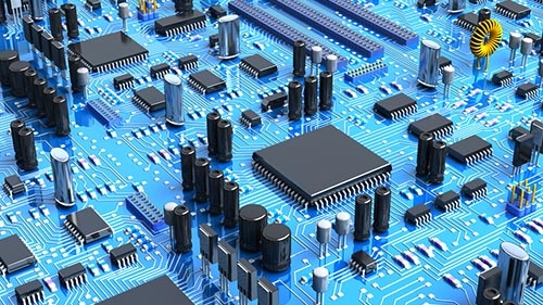 Fantasy circuit board. 3d illustration Fantasy circuit board. 3d illustration